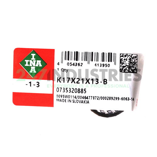 K17X21X13-B/-1-3 INA Image 3
