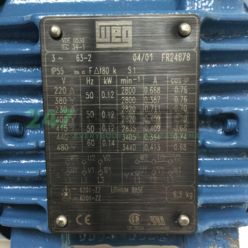 0.12K31CI0632B3 WEG Image 4