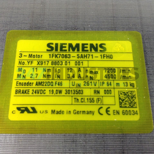 1FK7063-5AH71-1FH0 Siemens Image 2