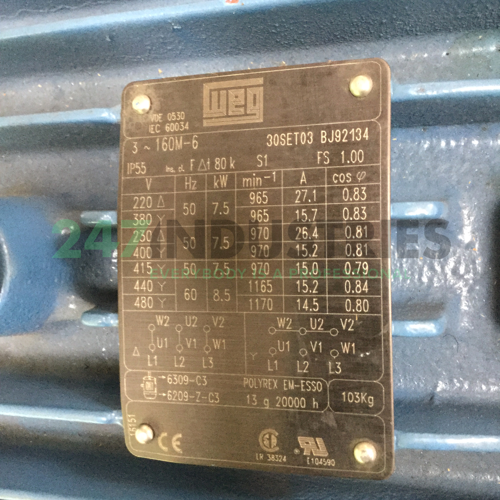 7.5K31CI0160M6B5 WEG Image 4