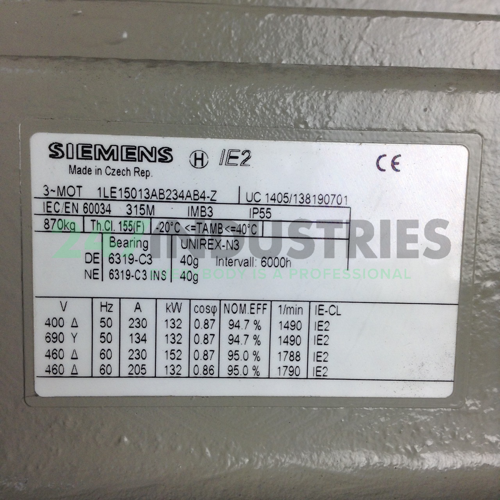 1LE1501-3AB23-4AB4-Z Siemens Image 2