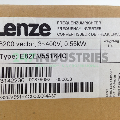 E82EV551K4C Lenze Image 3