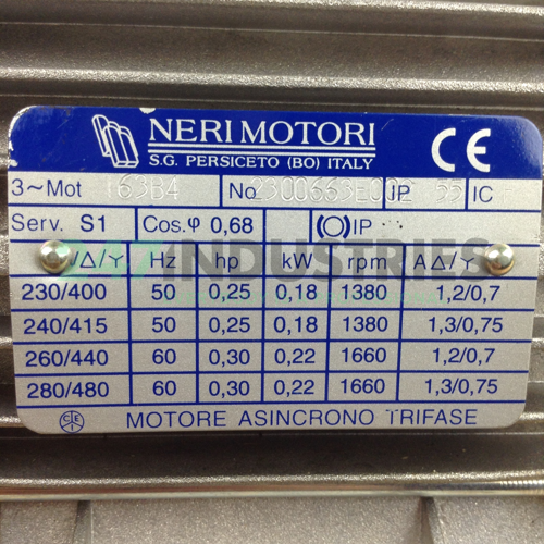 T63B4B3 Neri Motori Image 2