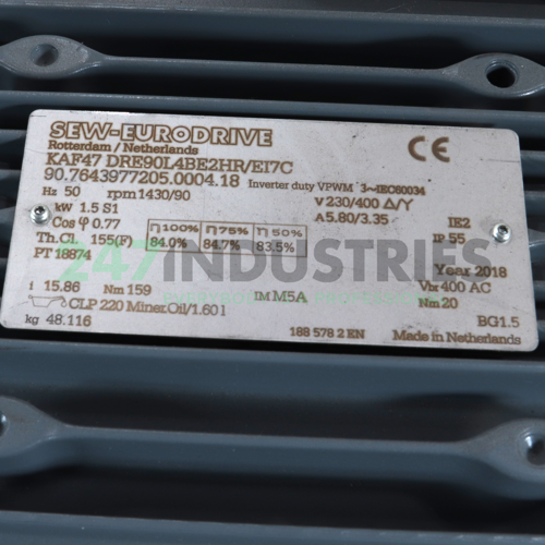 KAF47/DRE90L4BE2HREI7 SEW-EURODRIVE Image 2