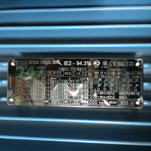 250K32CI0355M/L6B3 WEG Image 2