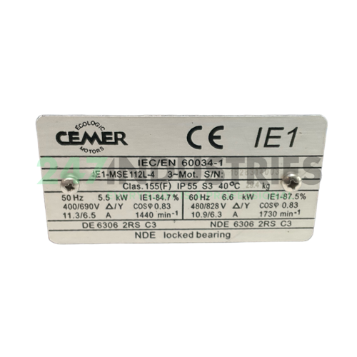 IE1-MSE112L-4-B3 Cemer Image 4