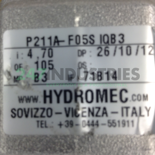 P211AF05SIQB3-B14I5 Hydro-Mec Image 2