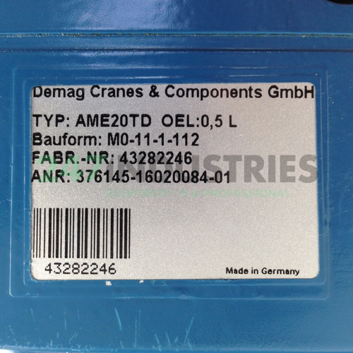 AME20TD-ZBF71A4 Demag Image 2