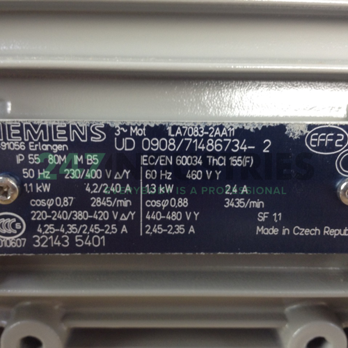 1LA7083-2AA11 Siemens Image 2