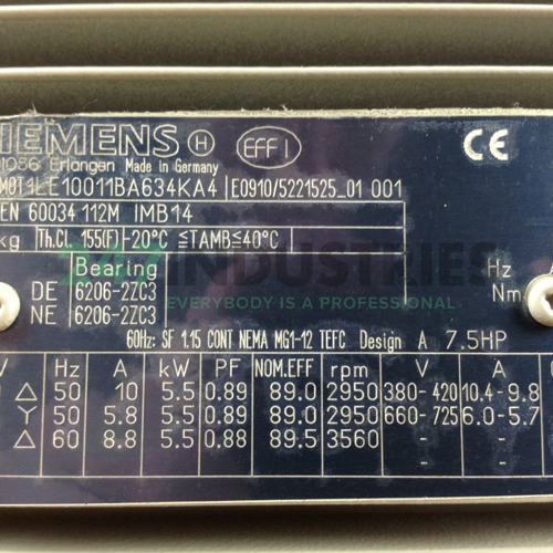 1LE1001-1BA63-4KA4 Siemens Image 2