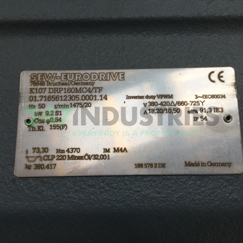 K107/DRP160MC4/TF SEW-EURODRIVE Image 4