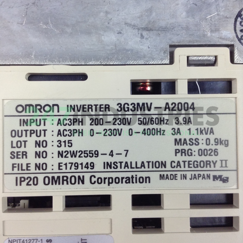 3G3MV-A2004 Omron Image 2