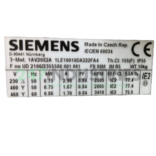 1LE1001-0DA22-2FA4 Siemens Image 4