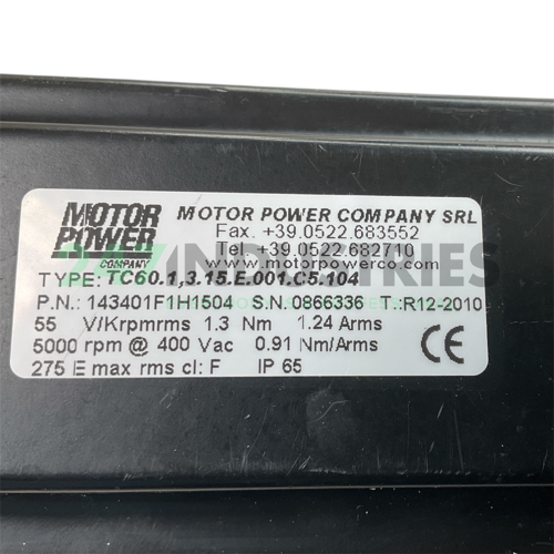 TC60.1,3.15.E.001.C5. Motor Power Company Image 4