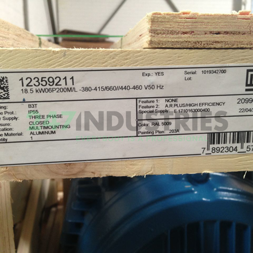 18.5K32AL2200M/L6B3 WEG Image 3