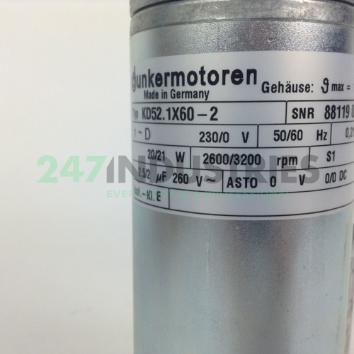 KD52.1X60-2/PLG52-288 Dunkermotoren Image 2