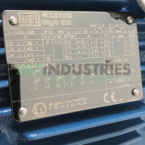 0.75K31CI2100L8B52G WEG Image 4