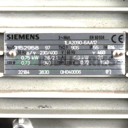 1LA2090-6AA12 Siemens Image 4