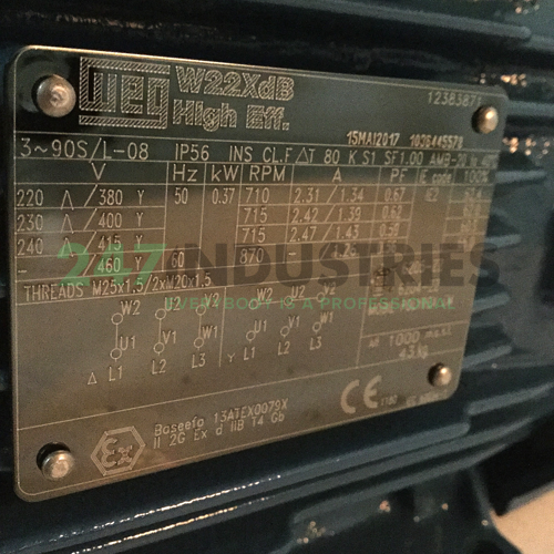 0.37K31CI290SL8B32G WEG Image 4