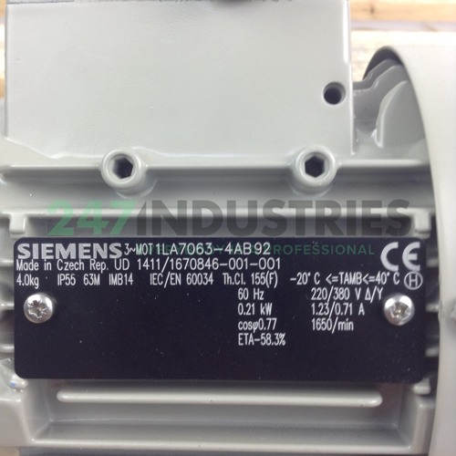 1LA7063-4AB92 Siemens Image 2