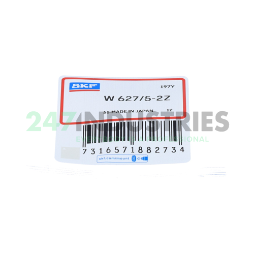 W627/5-2Z SKF Image 3