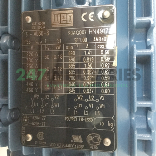 0.18K31AL0808B3 WEG Image 4