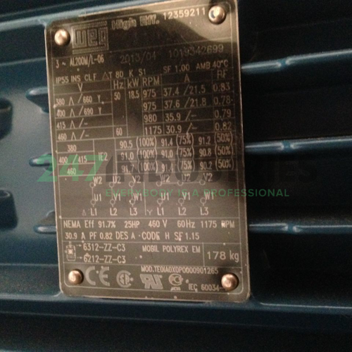 18.5K32AL2200M/L6B3 WEG Image 2