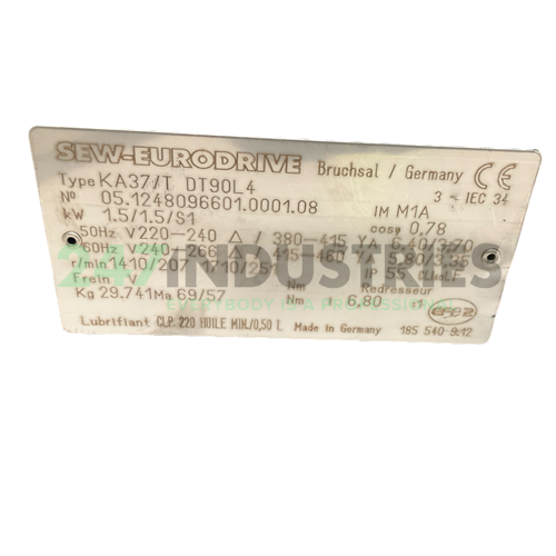KA37T/DT90L4 SEW-EURODRIVE Image 4