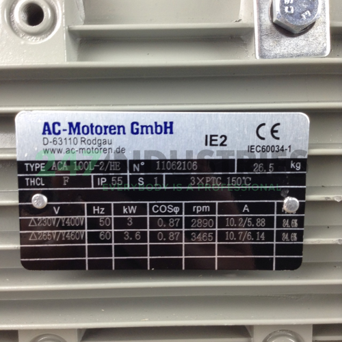 ACA100LA-2/HEB3 AC-Motoren GmbH Image 2
