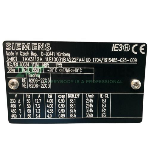 1LE1003-1BA22-2FA4 Siemens Image 4