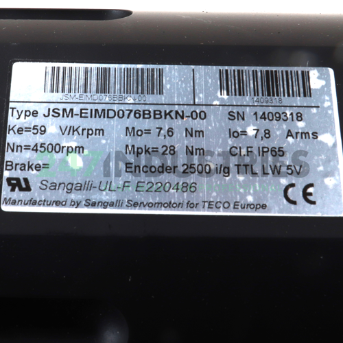 JSM-EIMD076BBKN-00 Teco Image 2