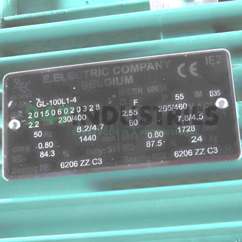 GL-100L1-4-B35 E. Electric Company Belgium Image 4