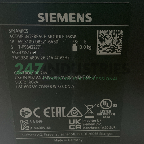 6SL3100-0BE21-6AB0 Siemens Image 4