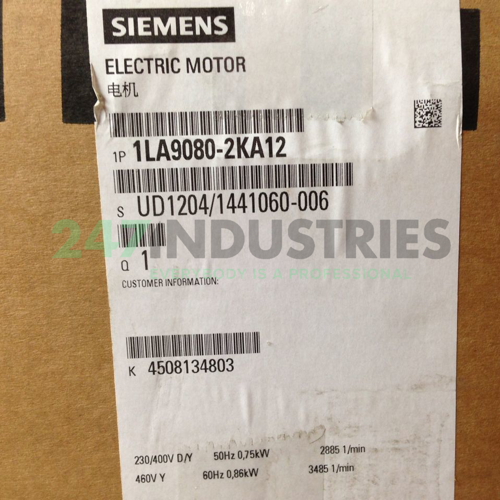 1LA9080-2KA12 Siemens Image 3