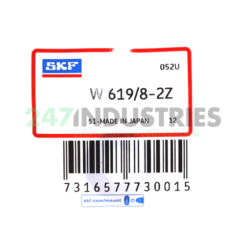 W619/8-2Z SKF Image 2