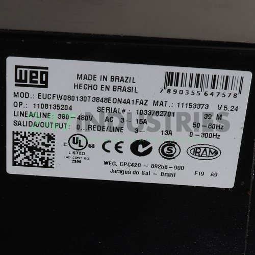 EUCFW080130T3848EON4A WEG Image 2