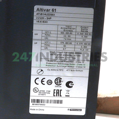 ATV61HU22S6X Schneider Electric Image 3