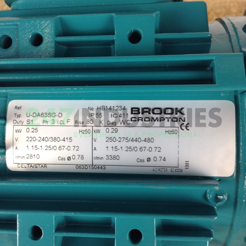 U-DA63SG-D-B5 Brook Crompton Image 2