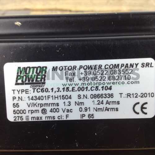 TC60.1,3.15.E.001.C5. Motor Power Company Image 2