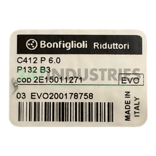 C412P6.0P132B3 Bonfiglioli Image 4
