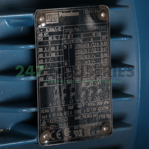 22K32AL3180M/L2B3 WEG Image 2