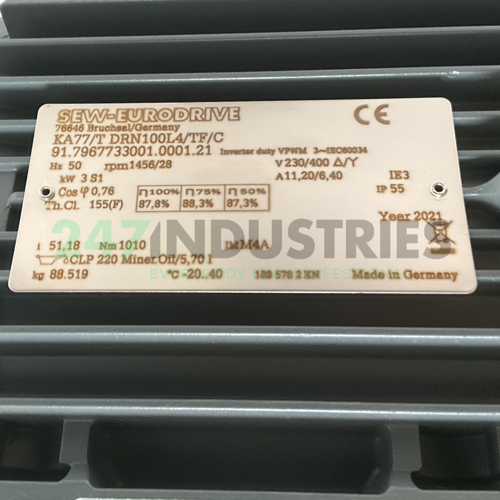 KA77T/DRN100L4/TF/C SEW-EURODRIVE Image 4