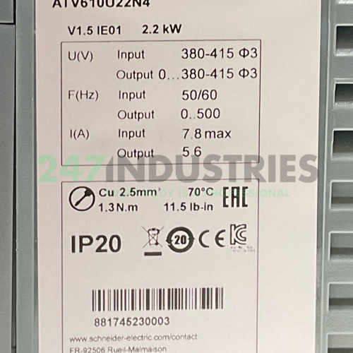 ATV610U22N4 Schneider Electric Image 4