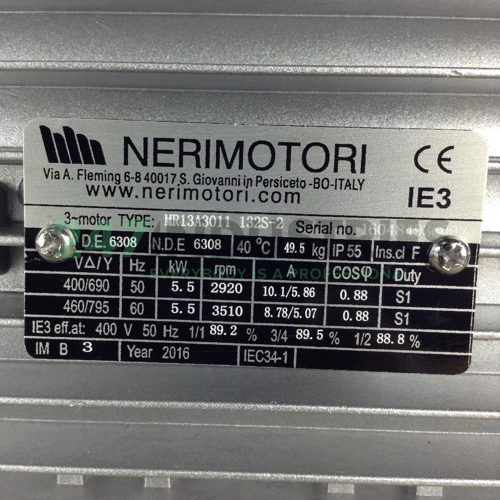 MR13A3011-132S-2-B3 Neri Motori Image 2