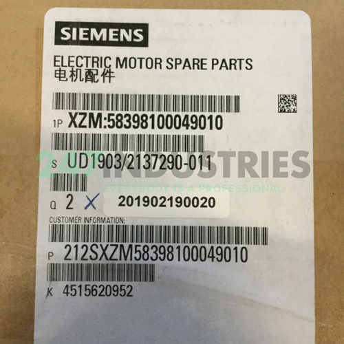 XZM:58398100049010 Siemens Image 2