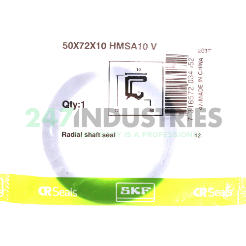 50X72X10HMSA10V SKF Image 3