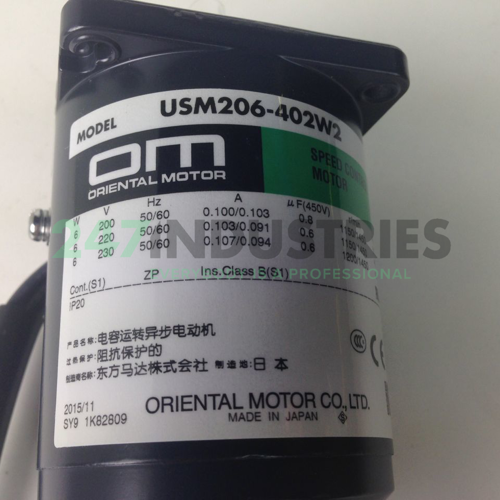 USM206-402W2 Oriental Motor Image 2