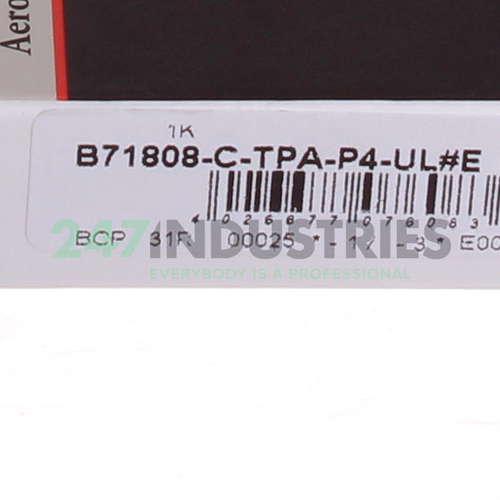 B71808-C-TPA-P4-UL FAG Image 3