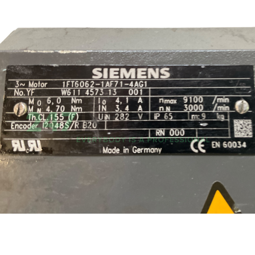 1FT6062-1AF71-4AG1 Siemens Image 4