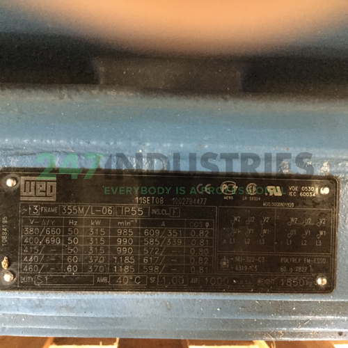 250K32CI0355M/L6B3 WEG Image 3